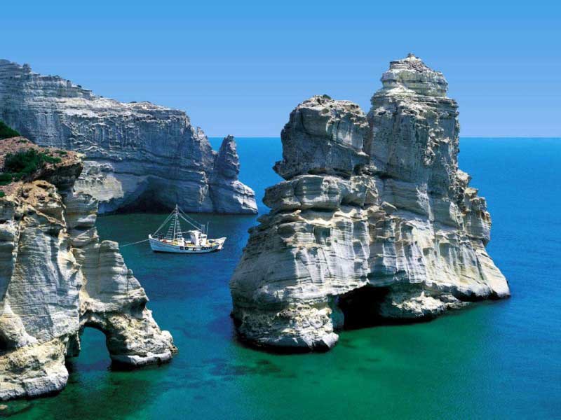 نمای جزیره سانتورینی یونان